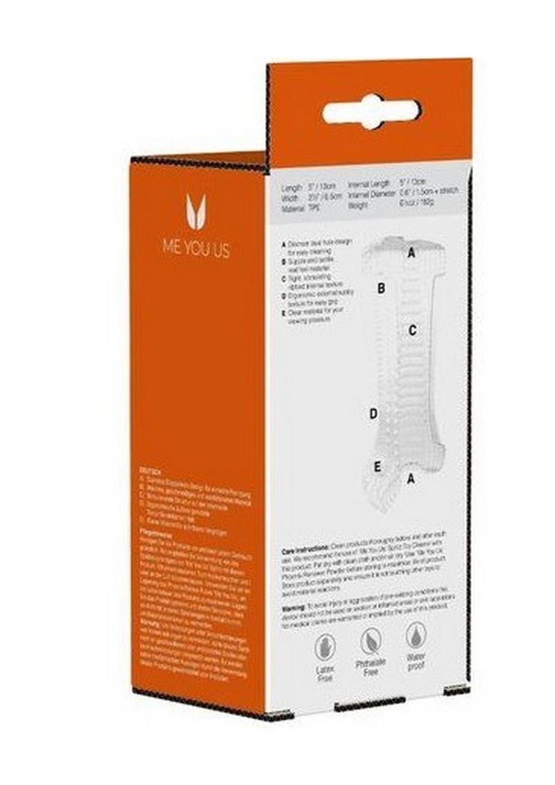 ME YOU US Ripple Dual-End Stroker Masturbator