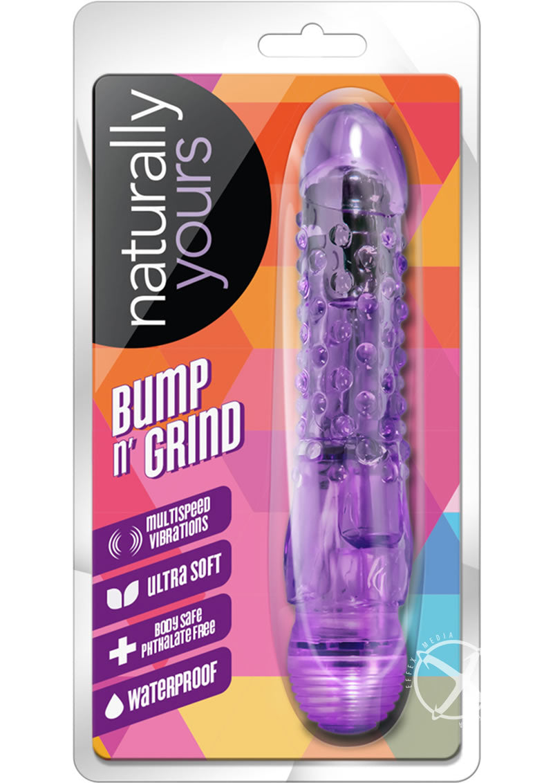 Naturally Yours Bump N' Grind Soft And Flexible Vibrating Dildo