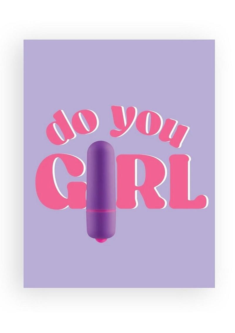 NaughtyVibes “Do You Girl” Empowering And Playful Greeting Card