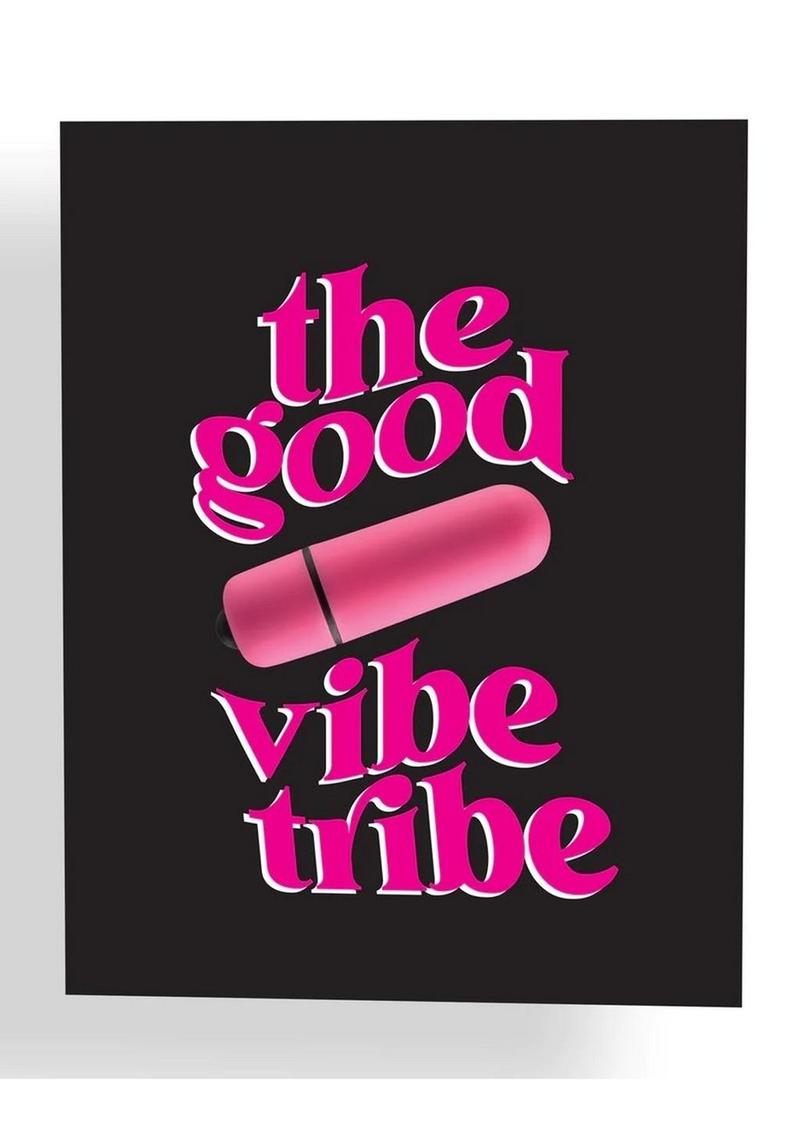 Naughty Vibes The Good Vibe Tribe Vibe Greeting Card