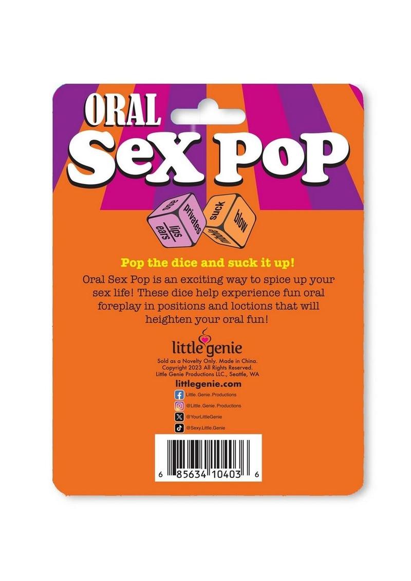 Oral Sex Pop Dice Game Oral Encounter Game