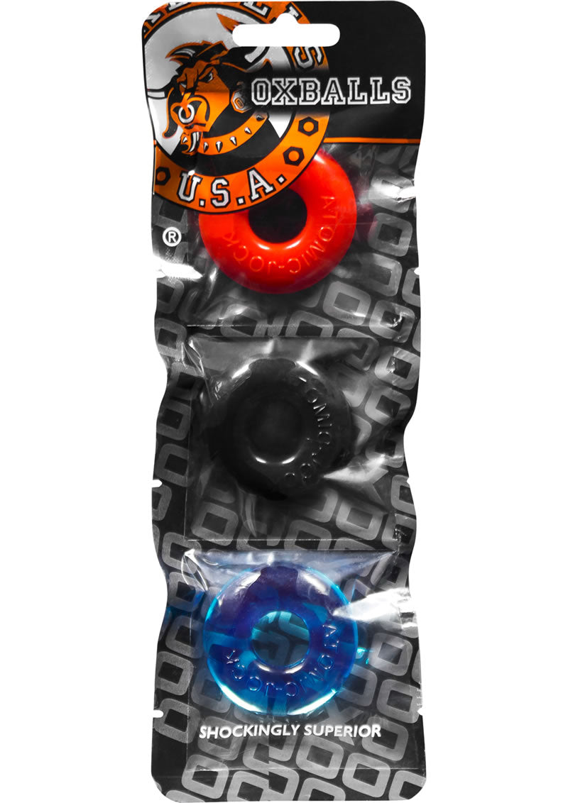 Oxballs Ringer 3-Pack Donut Comfortable Fit Cock Ring
