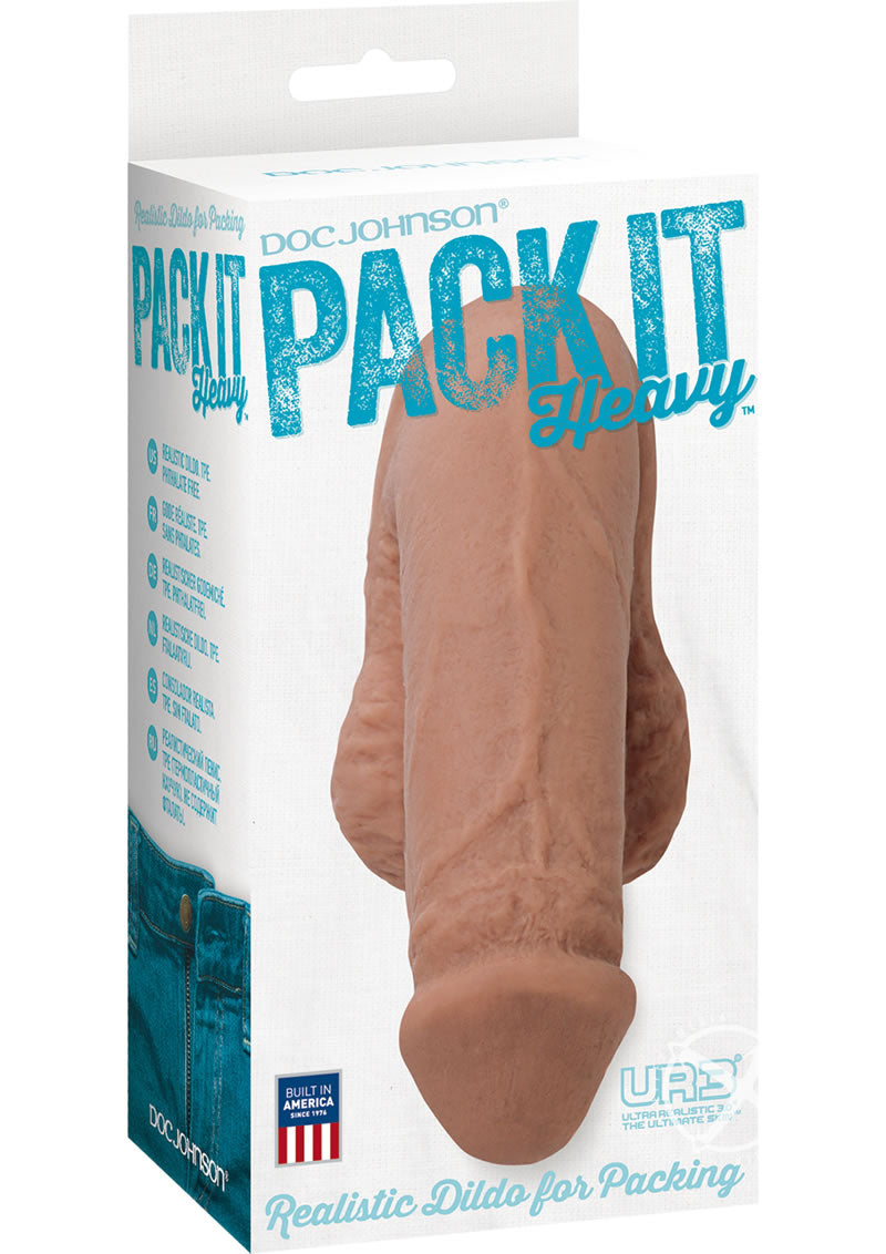 Doc Johnson Pack It Heavy Realistic Dildo Ultrastrong Design