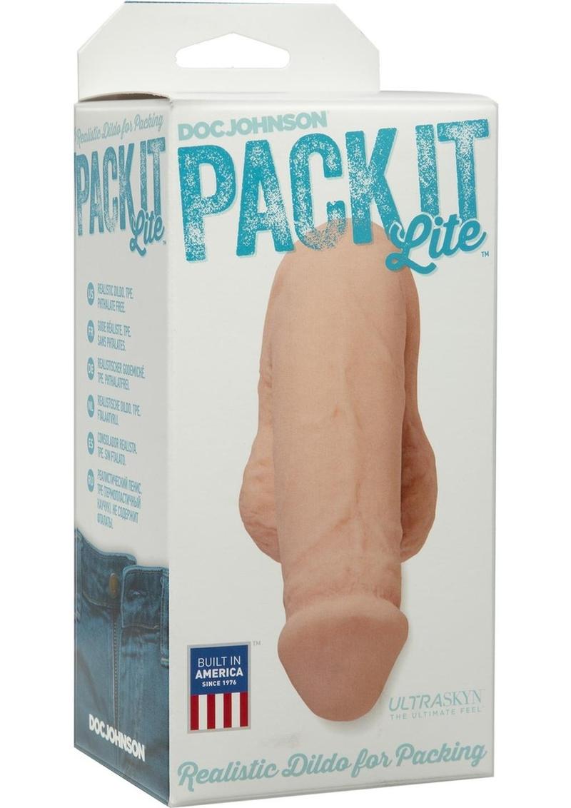Doc Johnson Pack It Lite Realistic Dildo for Packing