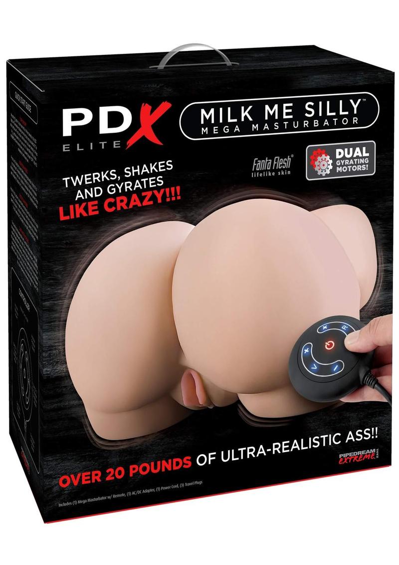 PDX Elite Milk Me Silly Plug-In Pussy And Ass Mega Masturbator