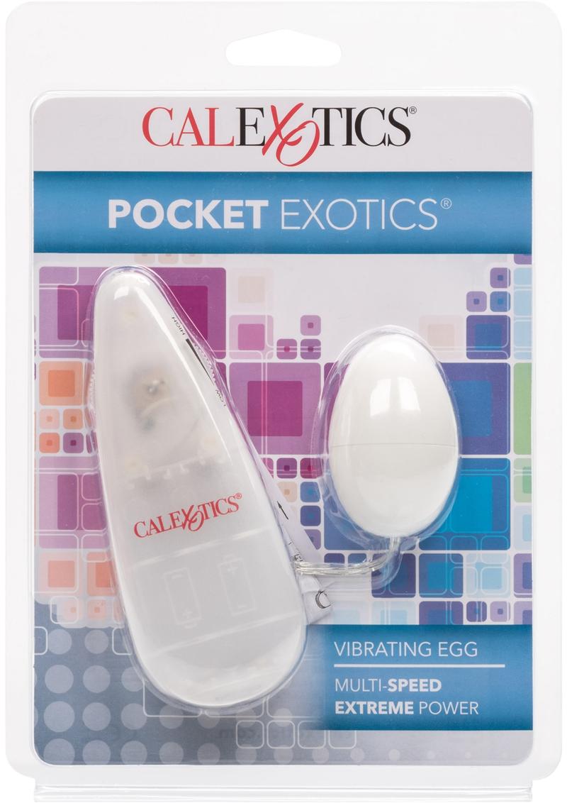 Pocket Exotics Vibrating Egg With Wired Remote Control