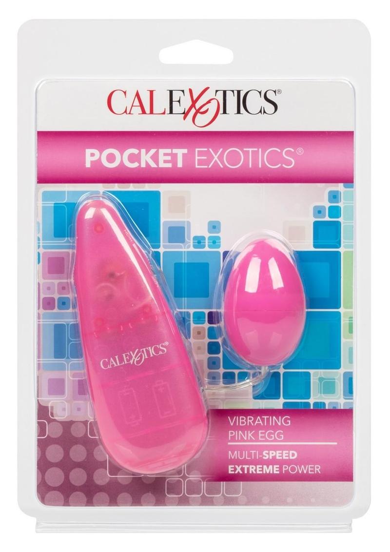 Pocket Exotics Vibrating Pink Passion Egg With Remote Control