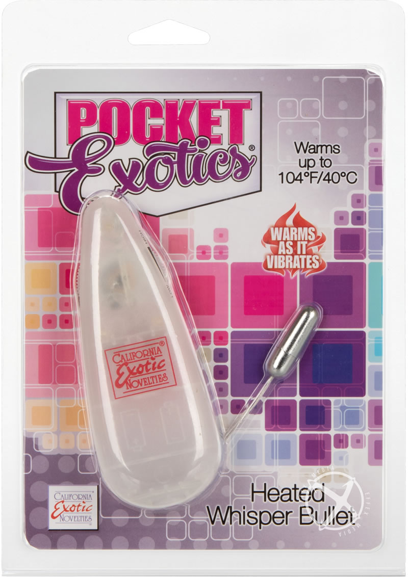 Pocket Exotics Heated Remote Control Whisper Bullet
