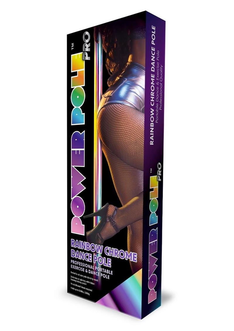 Power Pole Pro Rainbow Chrome Dance And Fitness Pole