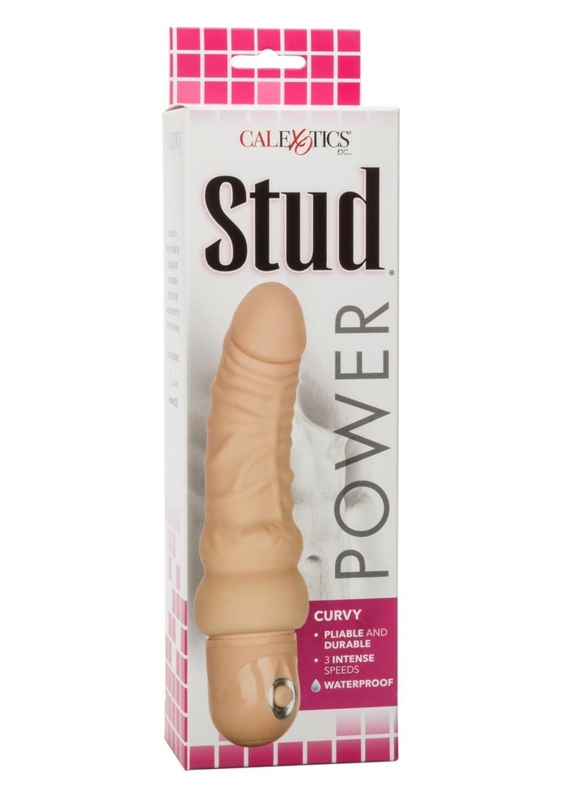 Calexotics Power Stud Curvy Vibrating Dildo
