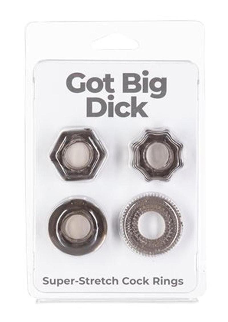 PowerBullet Got Big Dick Super Stretch Cock Rings