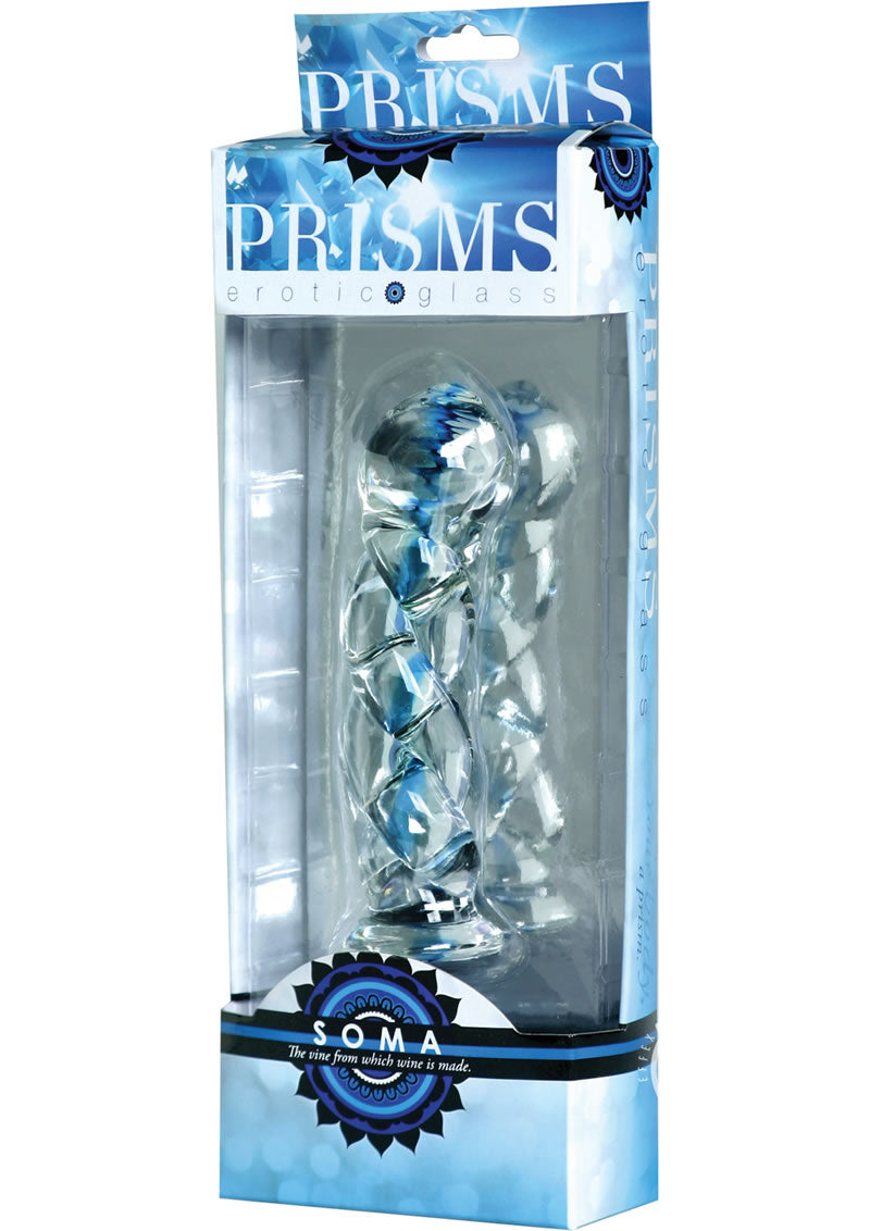 Prisms Soma Twisted Glass And Enhanced Sensation Dildo
