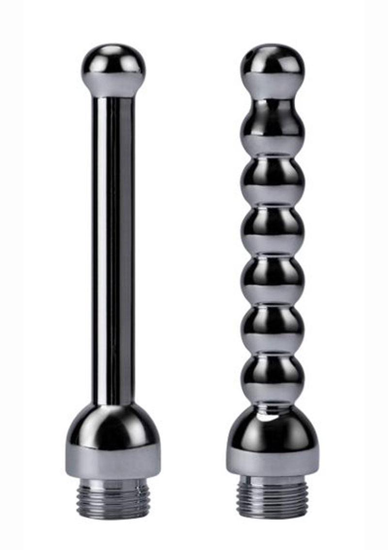 Prowler Red Stainless Steel Enema Shower Heads 2 Pack