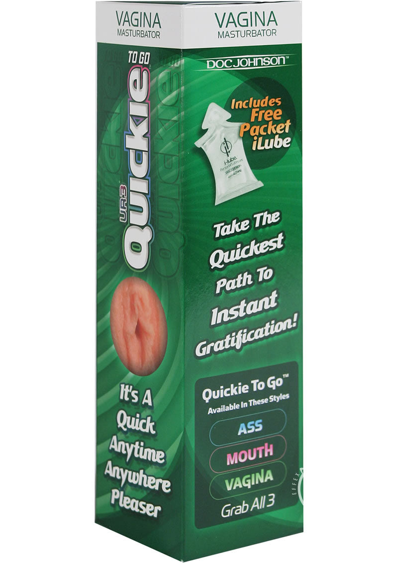 Quickie To Go UltraSkyn Vagina Masturbator Vanilla