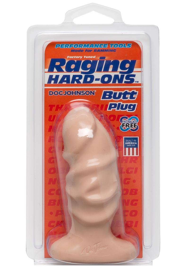 Raging Hard Ons Large Textured Butt Plug by Doc Johnson