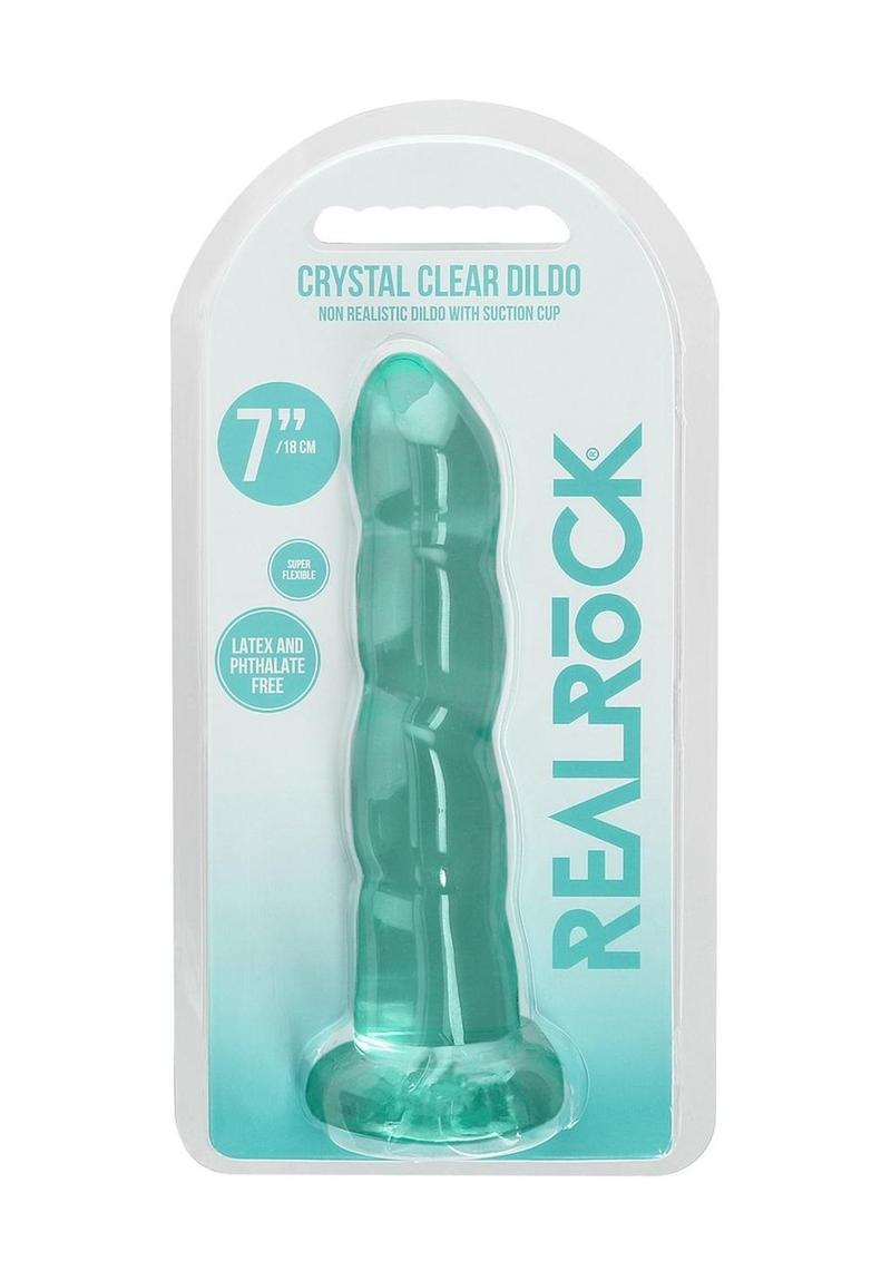 RealRock Crystal Clear Dildo with Suction Cup