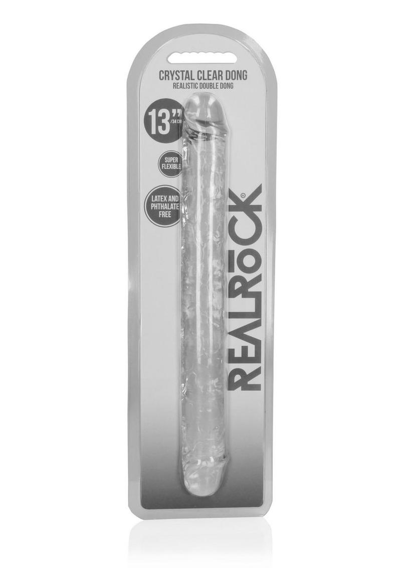 Realrock Crystal Clear Double Flexible And Safe Dong