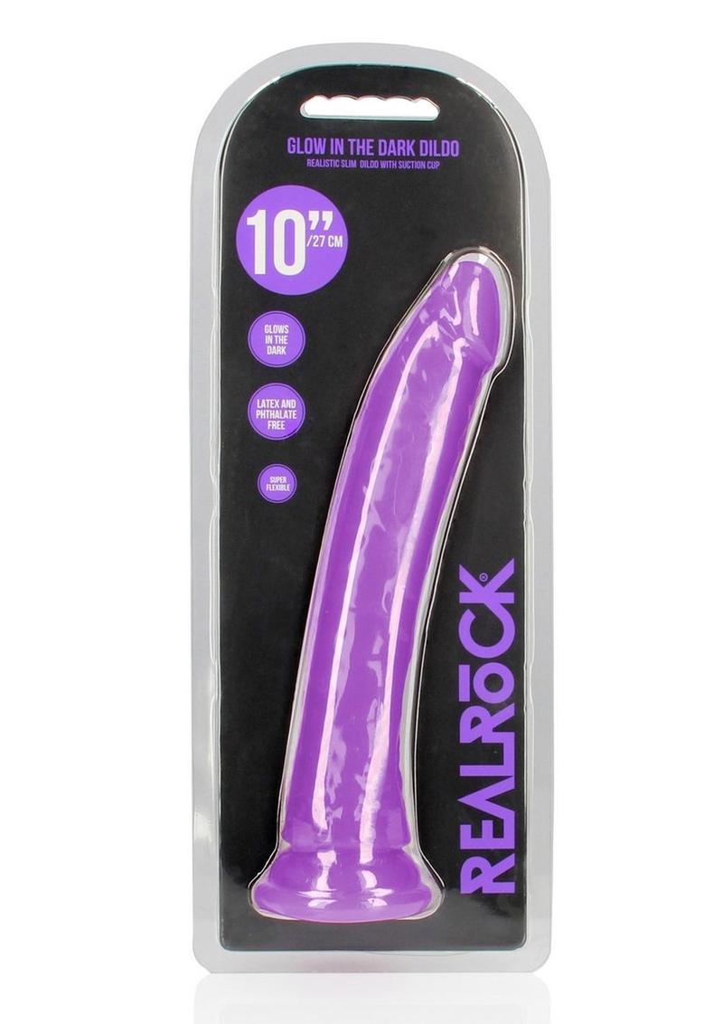 Realrock Slim Glow In The Dark Dildo