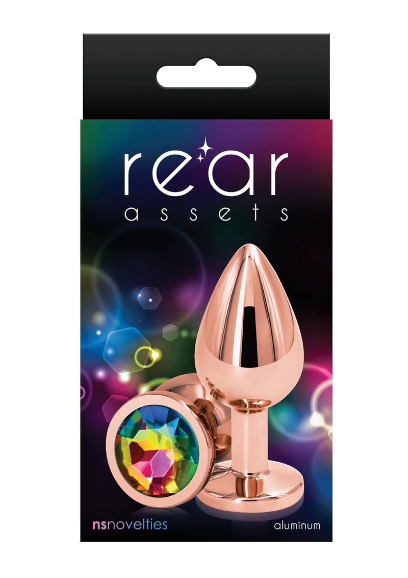 Rear Assets Rose Comfortable Gold Aluminum Anal Plug