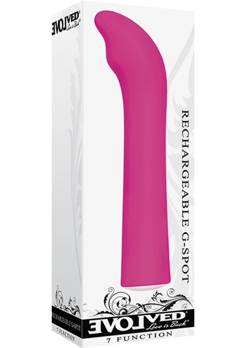 Evolved Rechargeable G-Spot Silicone Pleasure Vibrator