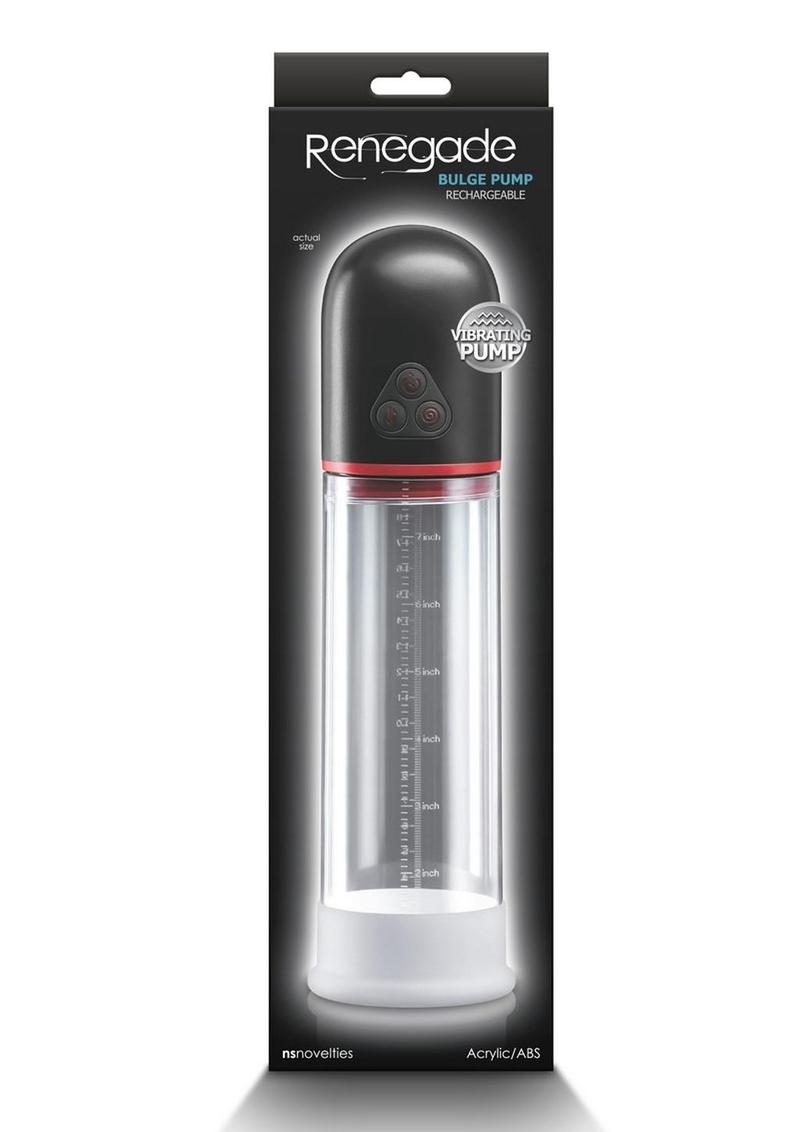 Renegade Bulge Rechargeable Penis Pump with Vibrating Function