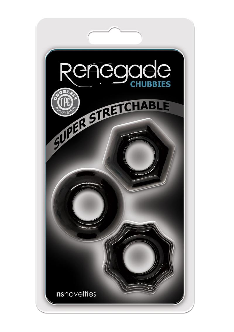 Renegade Chubbies Super Stretchable Cock Rings Set