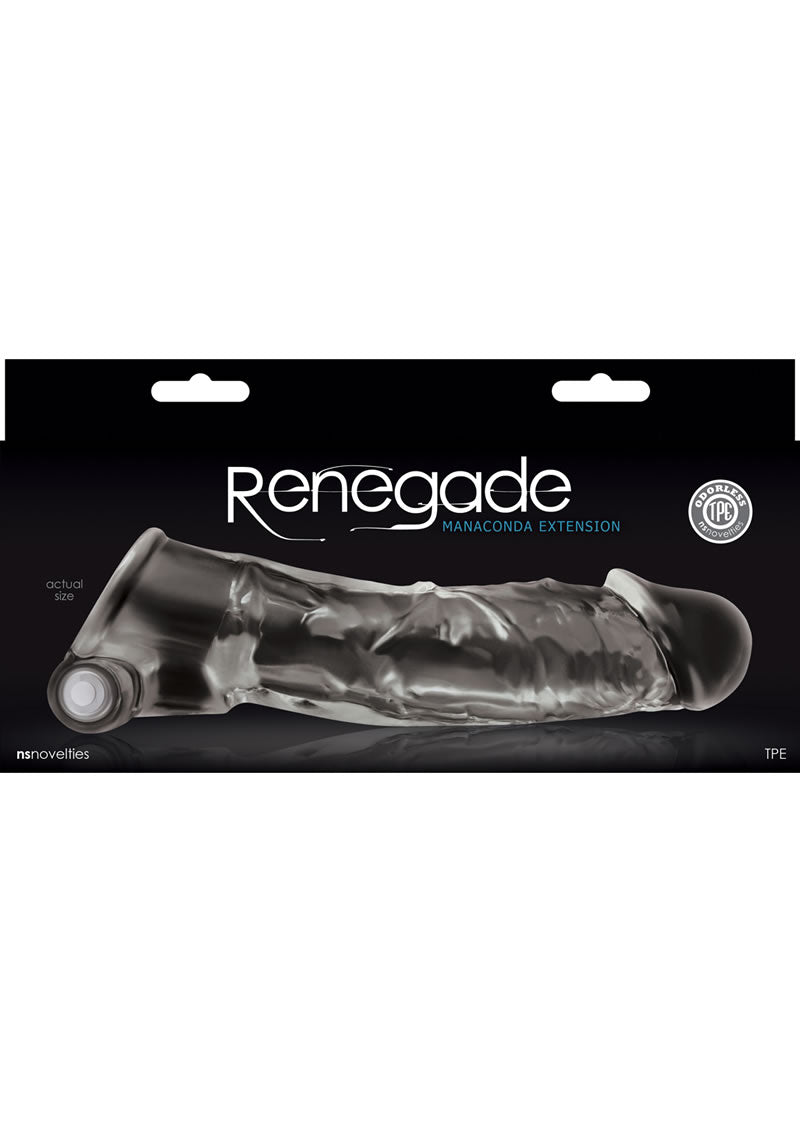 Renegade Manaconda Vibrating Realistic Penis Extender Dildo