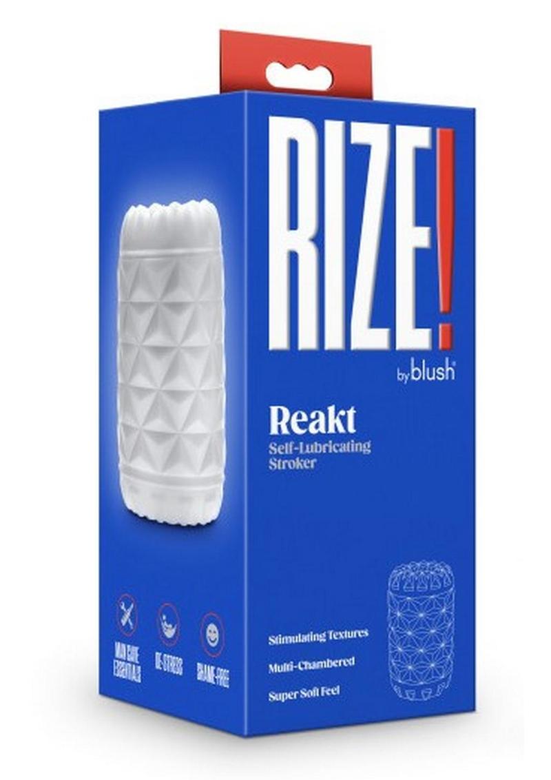 RIZE! by Blush Reakt Self-Lubricating Stroker Multi-Chambered