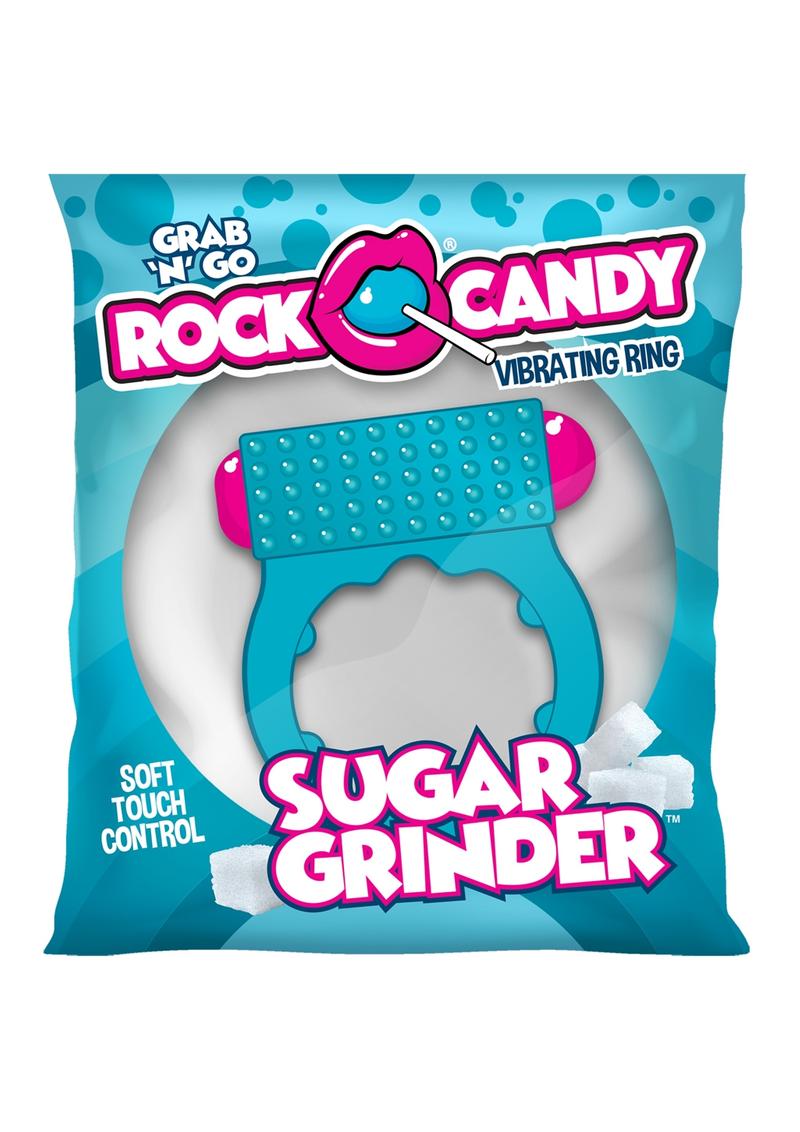 Rock Candy Sugar Grinder Vibrating Ring White with Soft-Touch Control