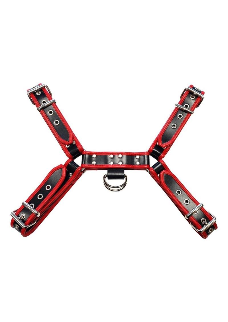 Rouge Over-the-Head Adjustable Leather Front Harness