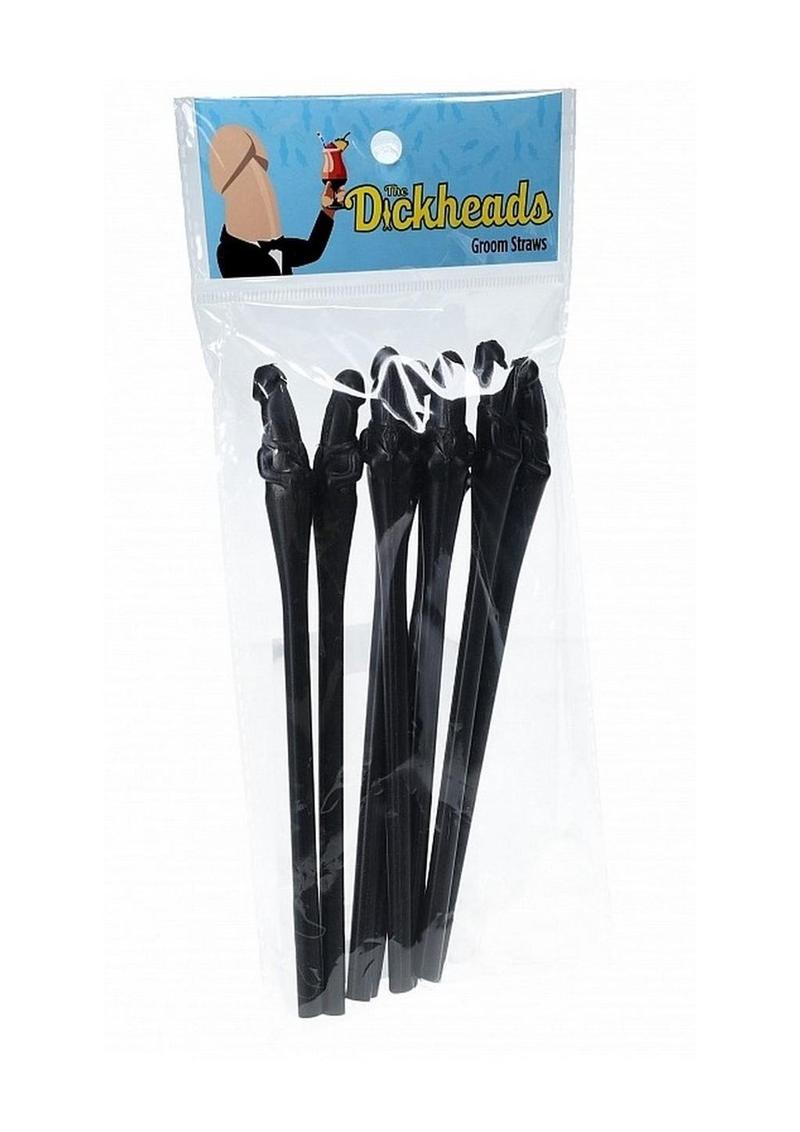 The Dickheads Groom Penis-Shaped Drinking Straws