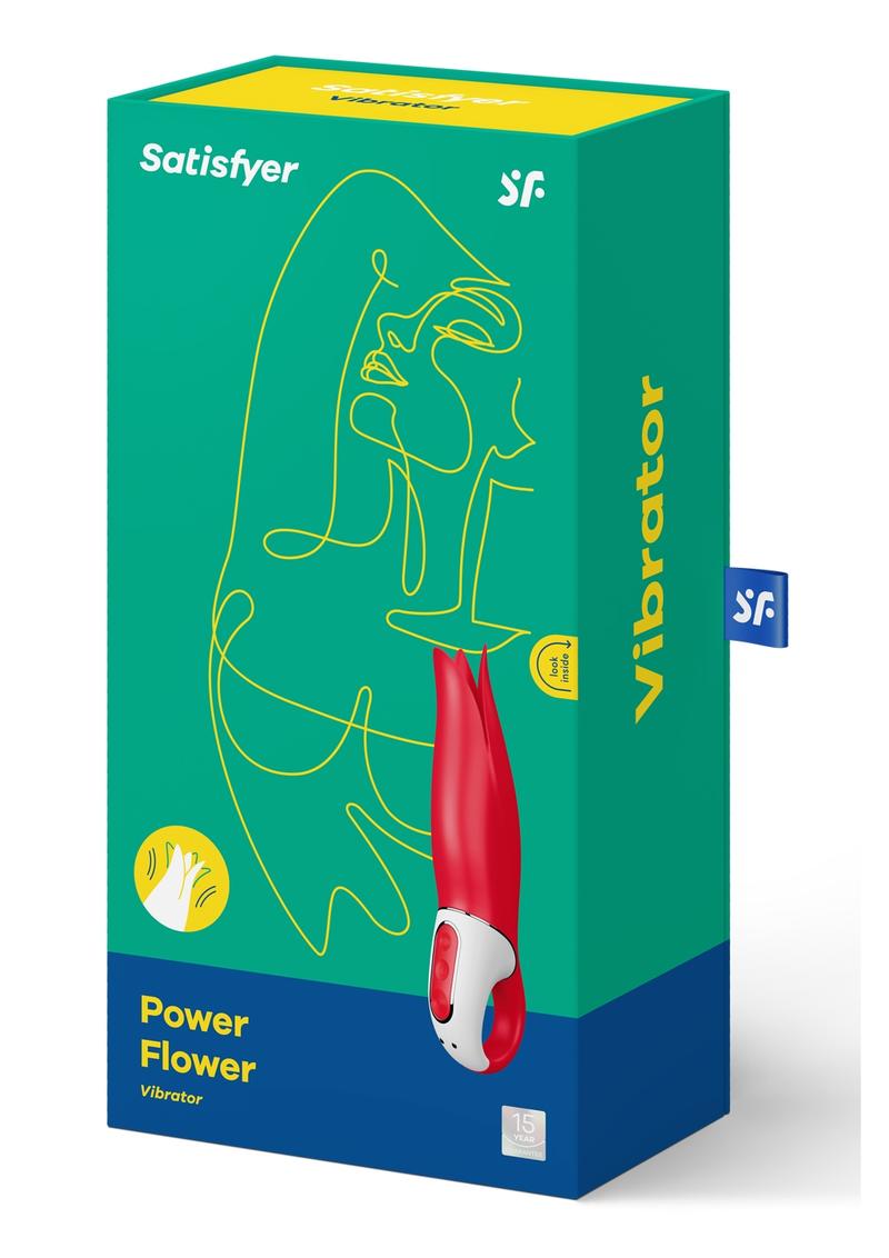 Satisfyer Power Flower Fluttering Vibrator with Petal-Like Tips