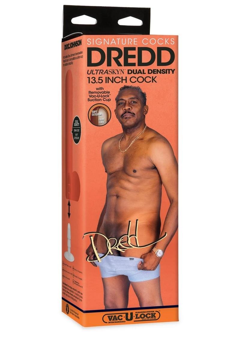 Dredd Ultraskyn Dual Density Cock With Removable Suction Cup