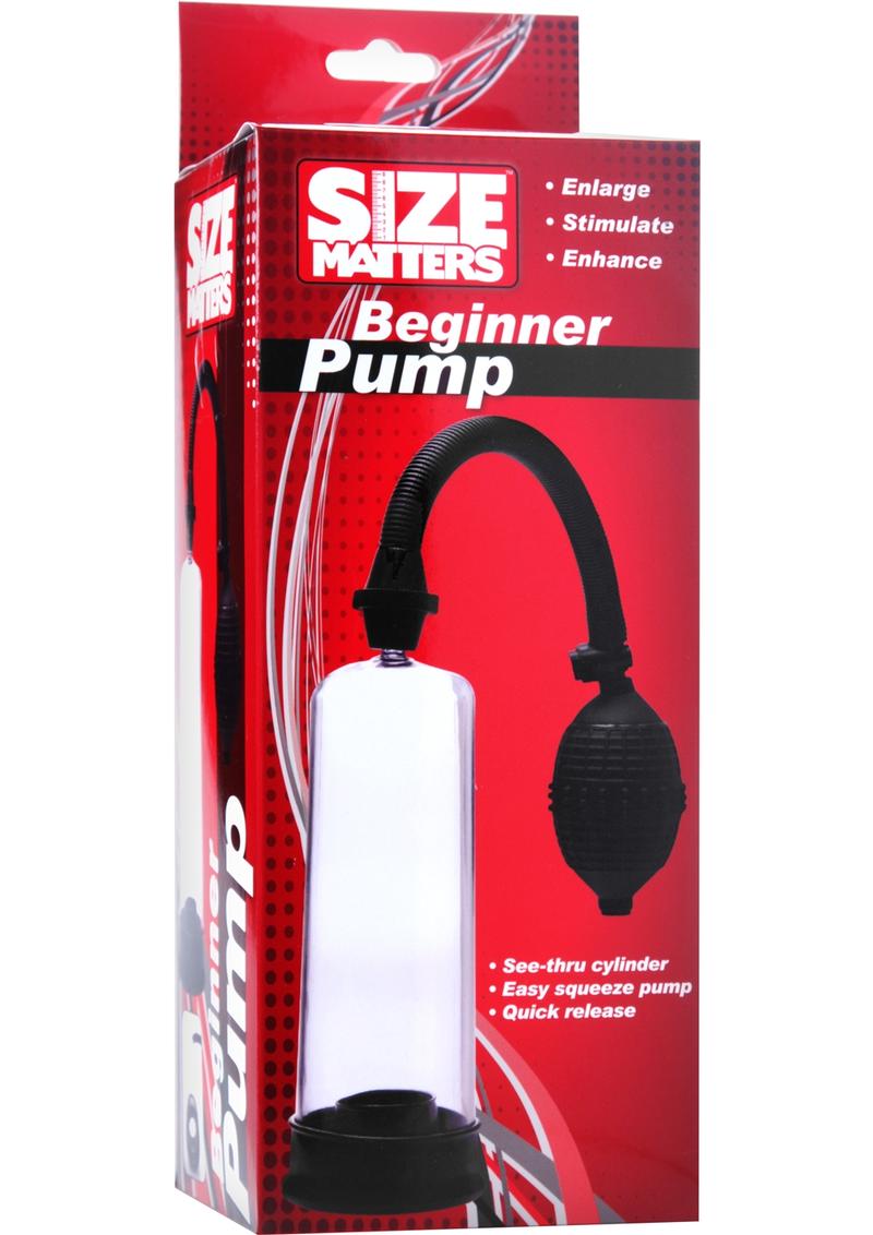 Size Matters Beginner Pump Thru Cylinder with Easy Squeeze Pump