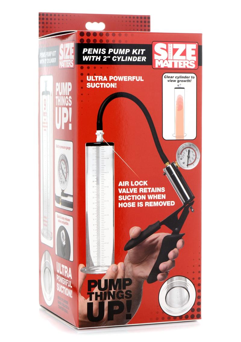 Size Matters Ultra Powerful Suction Penis Pump Kit with Cylinder