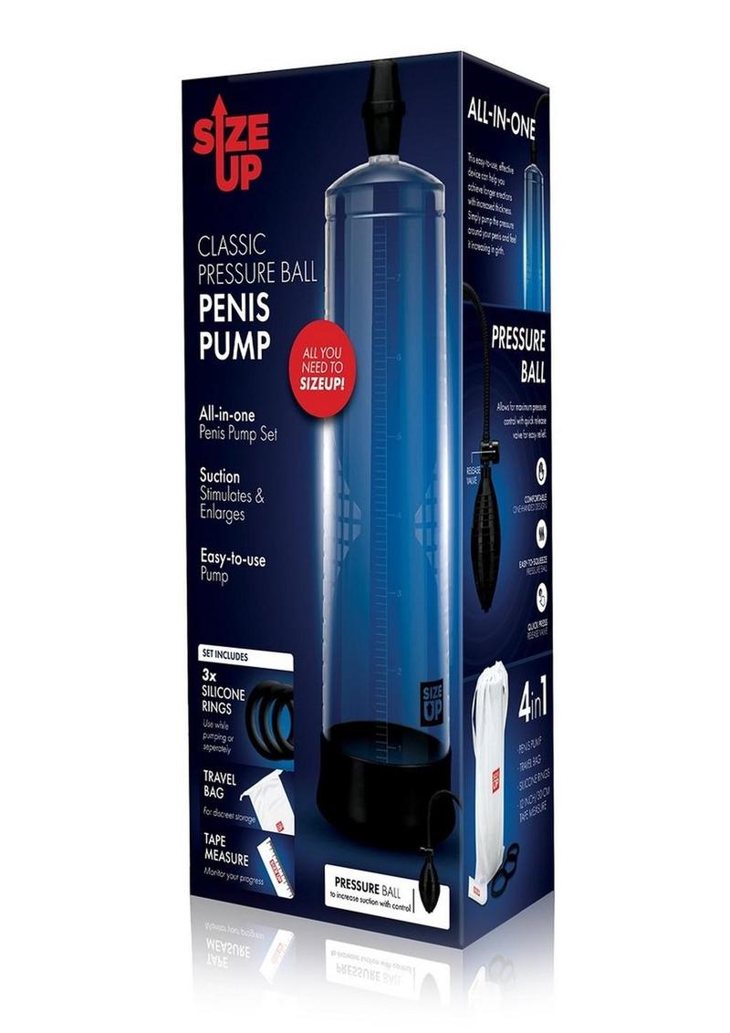 Size Up All-in-One Classic Pressure Ball Penis Pump