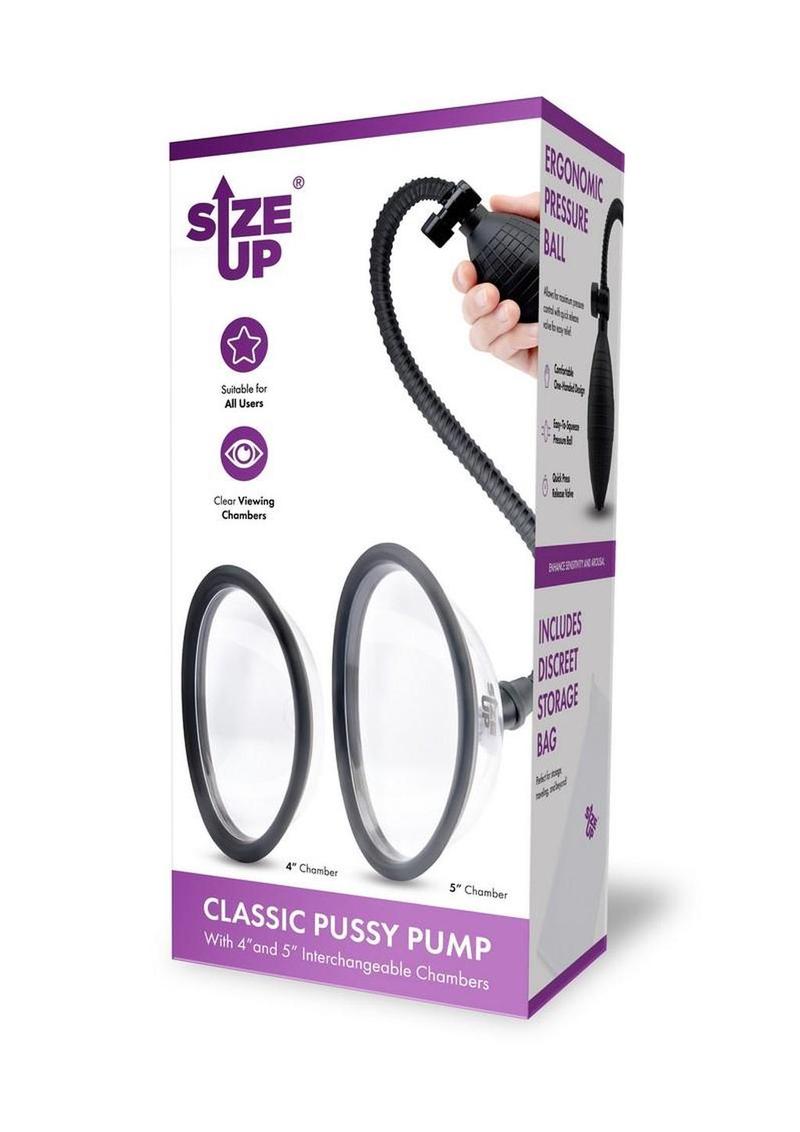 Size Up Classic Pussy Pump with Interchangeable Chambers