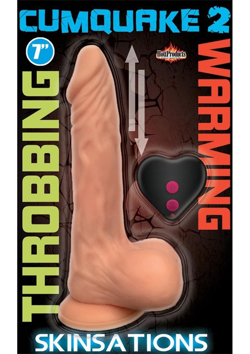Skinsations Cum Quake 2 Thrusting Vibrator With Heat