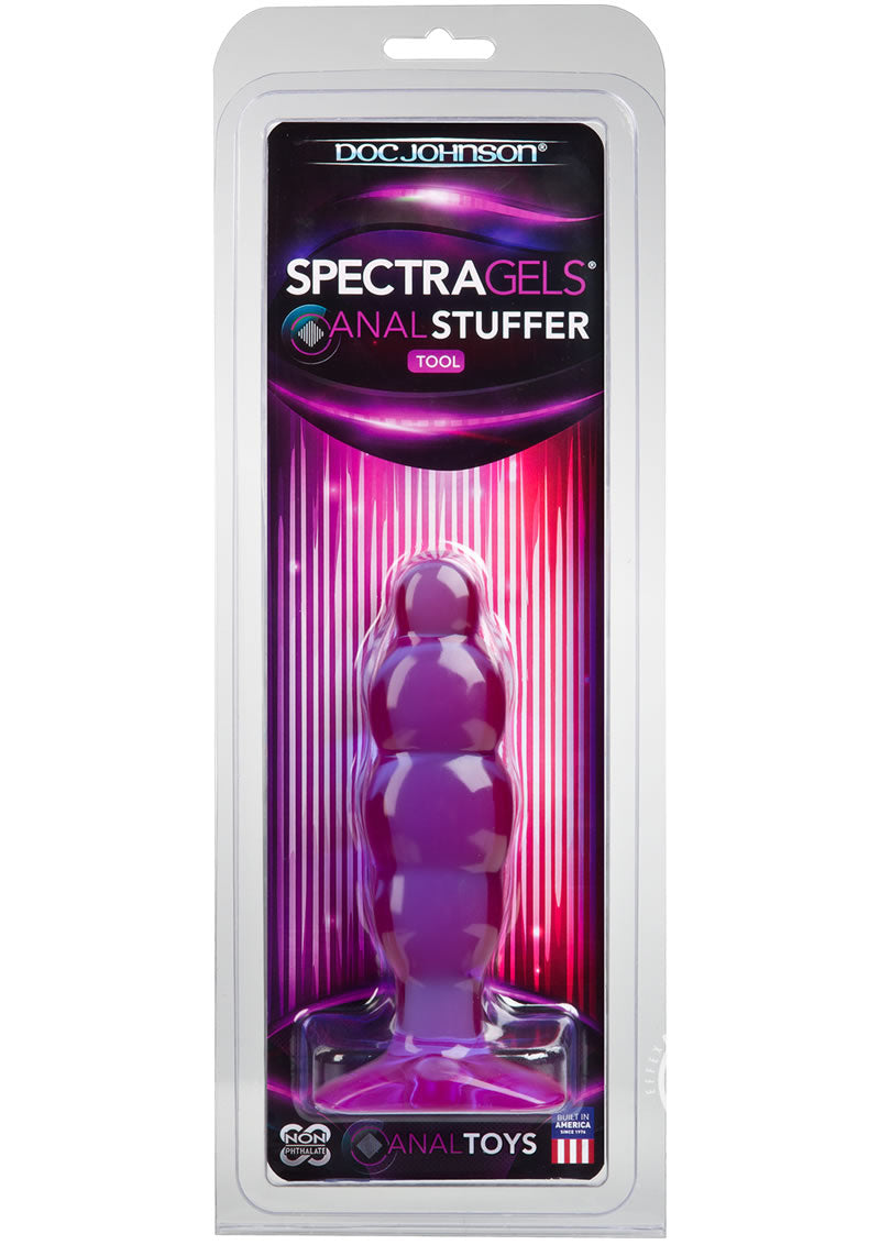 Spectra Gels Anal Stuffer Tool Purple by Doc Johnson
