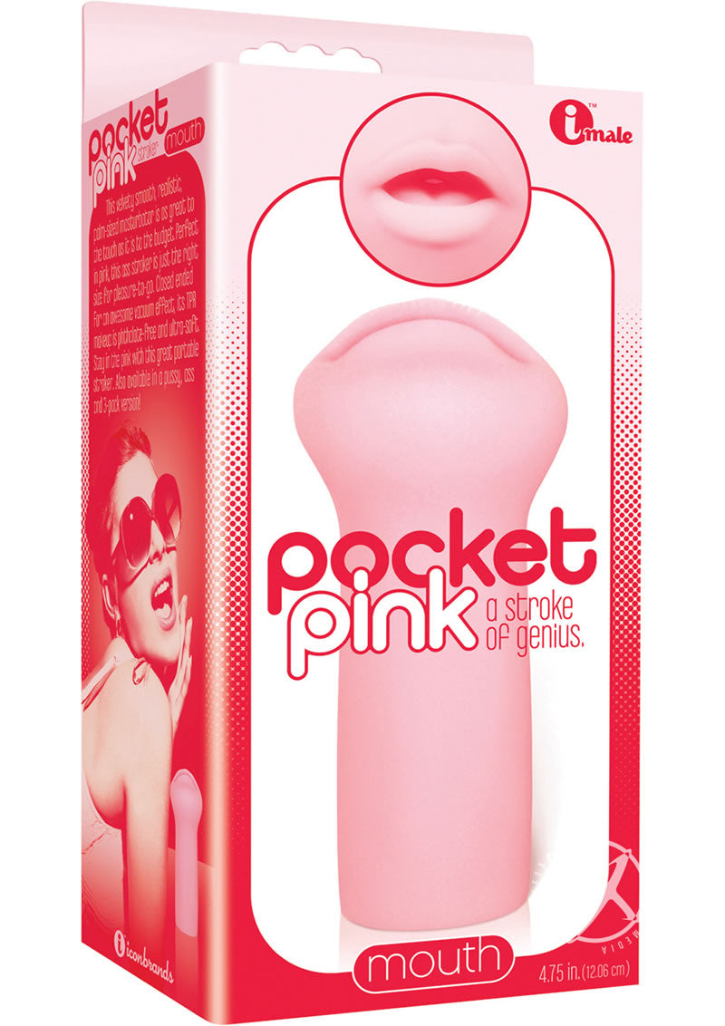 Pocket Pink Easy to Clean Mini Mouth Masturbator