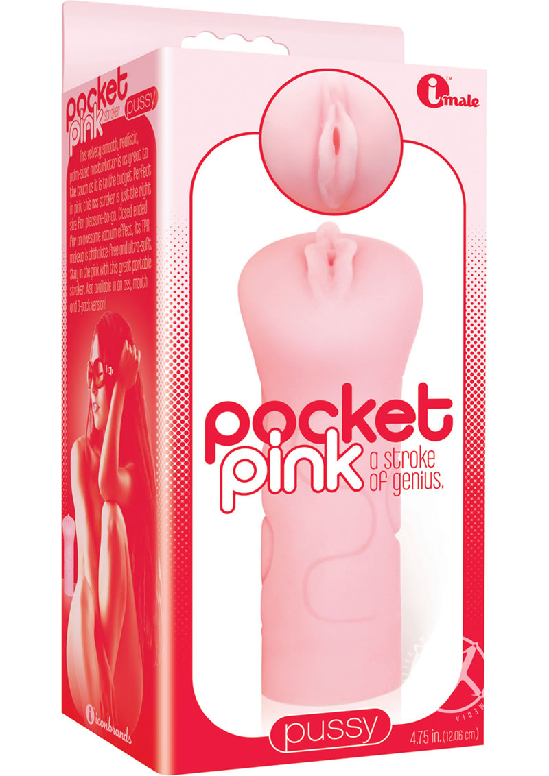 Pocket Pink Mini Pussy Masturbator Soft Realistic Portable Pleasure
