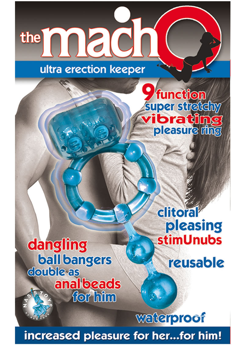 Macho Ultra Erection Keeper Vibrating Cock Ring