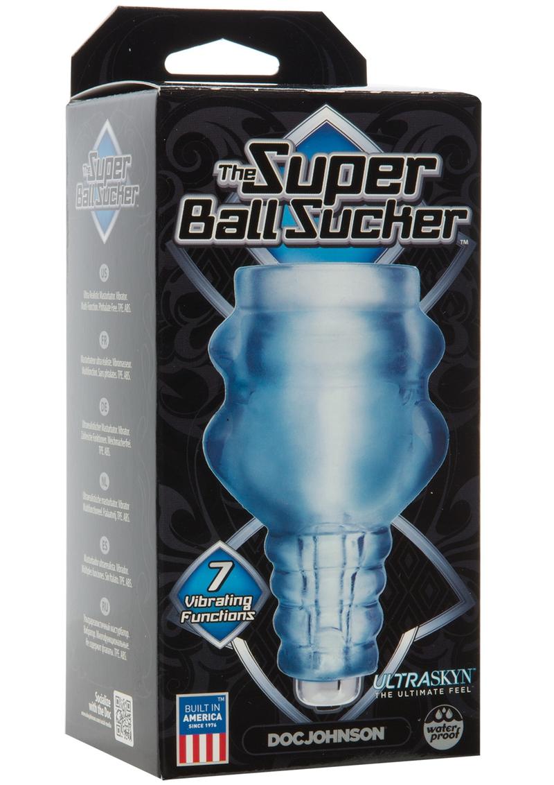 Doc Johnson The Super Ball Sucker Vibrating Stroker Stimulation