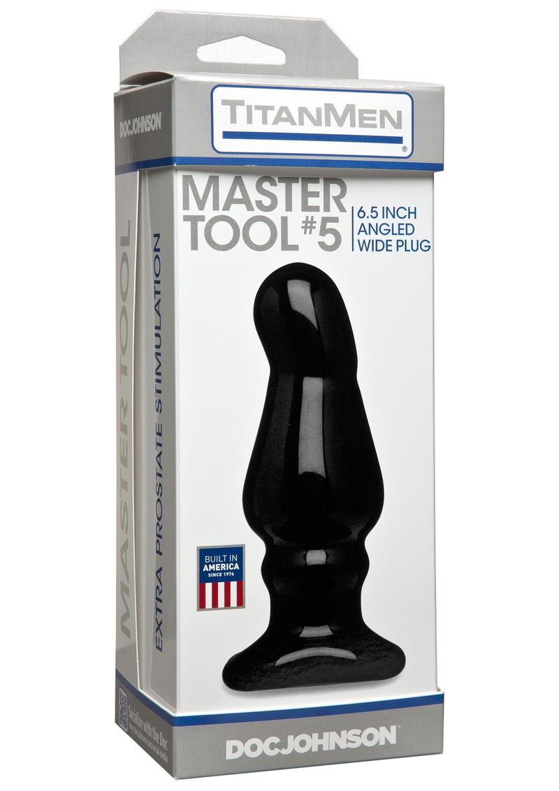 Doc Johnson TitanMen Master Tool #5 Angled Wide Plug