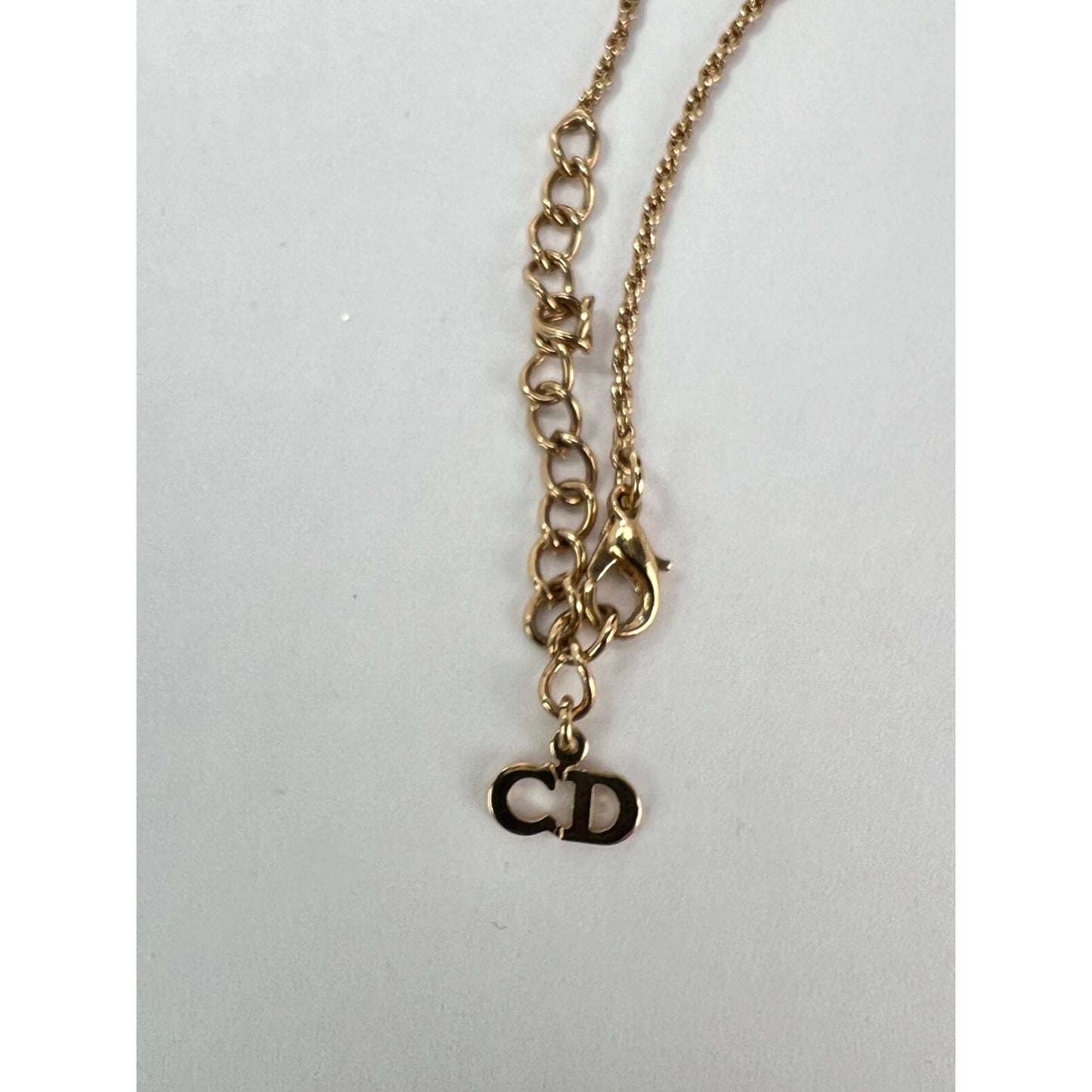 Christian Dior Multi Star Adjustable Silver Finish Necklace