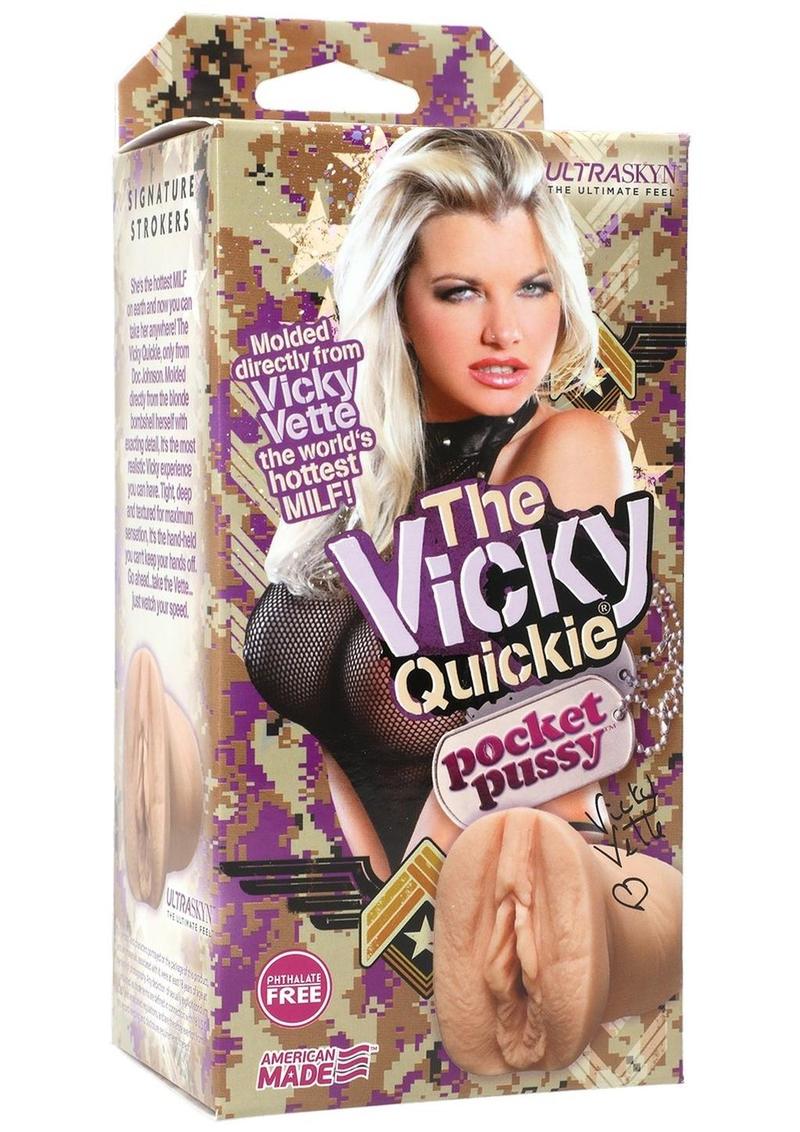 The Vicky Quickie Ultra skyn Pocket Masturbator