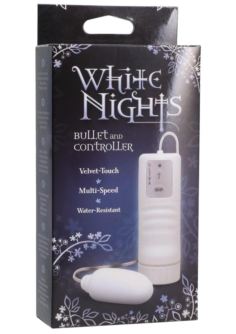 White Nights Velvet Touch Bullet and Wired Controller