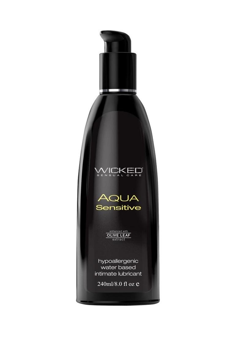 Wicked Aqua Sensitive Water Based Hypoallergenic Lubricant
