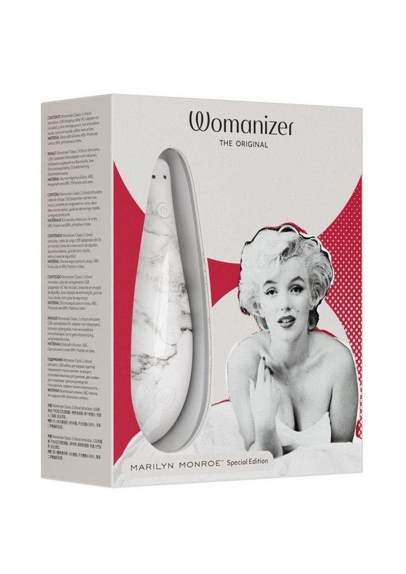 Womanizer Marilyn Monroe Special Edition Marble Clitoral Stimulator