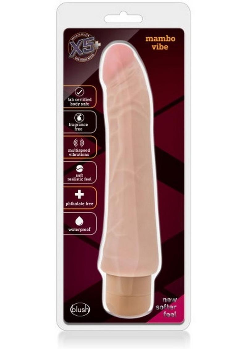 X5 Plus Mambo Vibe Soft And Waterproof Vibrating Dildo